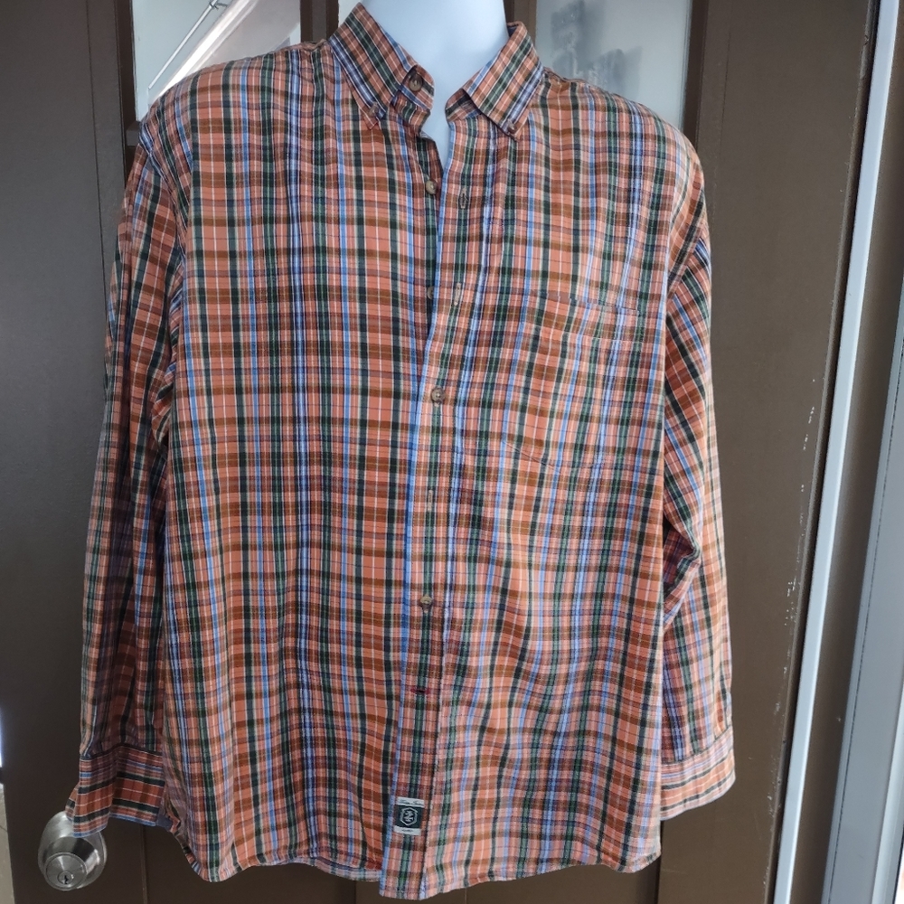 Mens long sleeve button down shirt